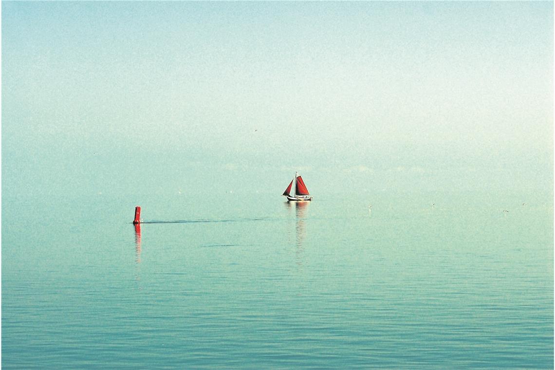 Stefan Bruckmann hat zum Thema „Farbspiele“ dieses Foto mit dem Titel „Wattenmeer“ ausgesucht.