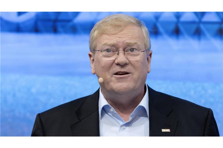 Stefan Hartung erwartet, dass Bosch zum zweiten Mal in Folge weniger Gewinn machen wird (Archivbild).