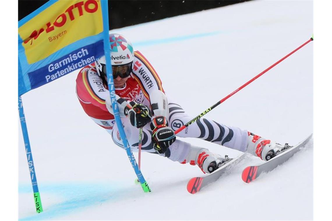 Luitz lässt mit Rang neun im Riesenslalom aufhorchen Stefan Luitz hat in Garmisch-Partenkirchen sein bestes Saison-Resultat eingefahren. Foto: Stephan Jansen/dpa