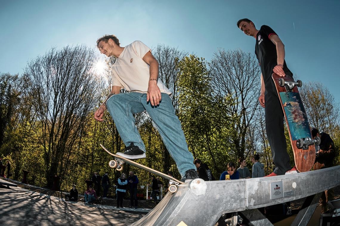 Eine neue Heimat für Backnangs Skater Stefan Pfizenmaier macht sich startklar.