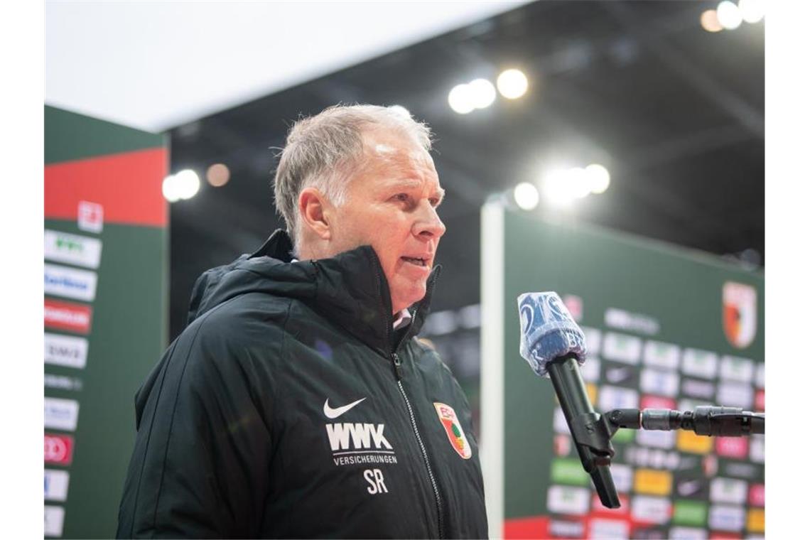 Stefan Reuter, Manager des FC Augsburg. Foto: Matthias Balk/dpa