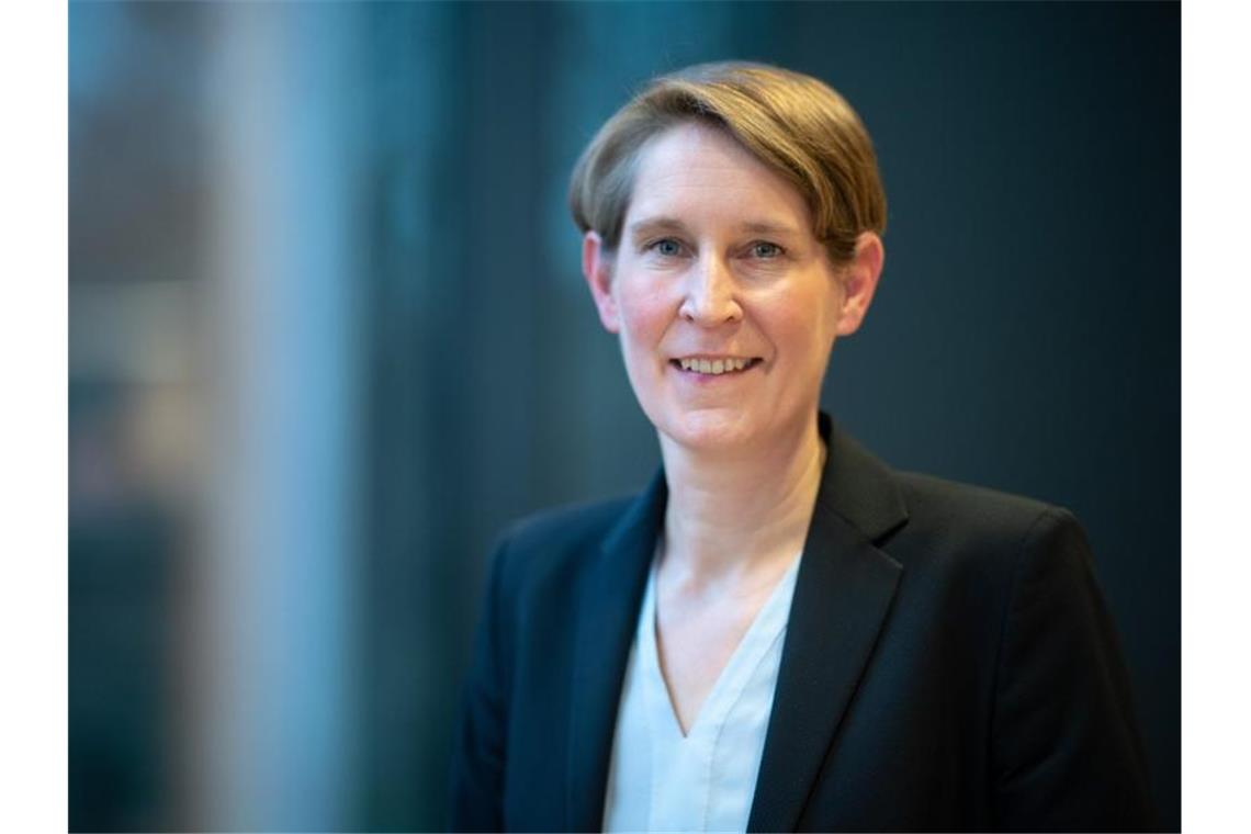 Landespolizeipräsidentin fordert mehr Respekt für Polizisten Stefanie Hinz. Foto: Sebastian Gollnow/dpa