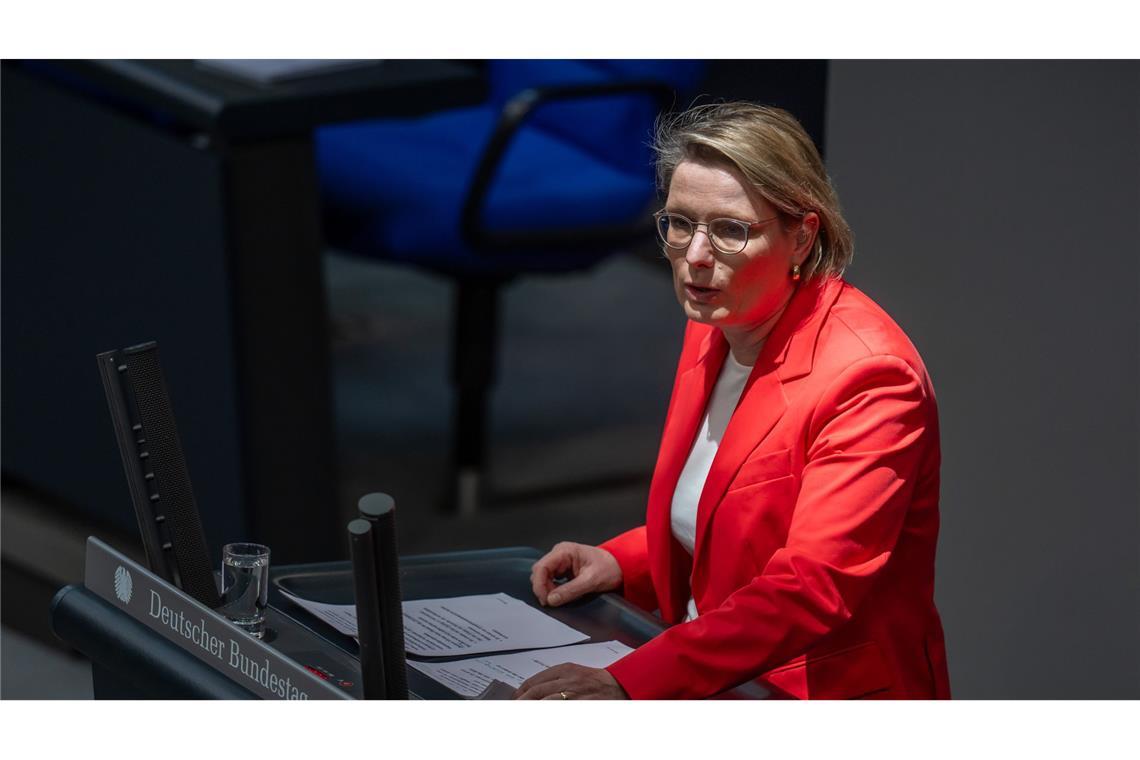 Stefanie Hubig (SPD), Bundesministerin der Justiz und für Verbraucherschutz.