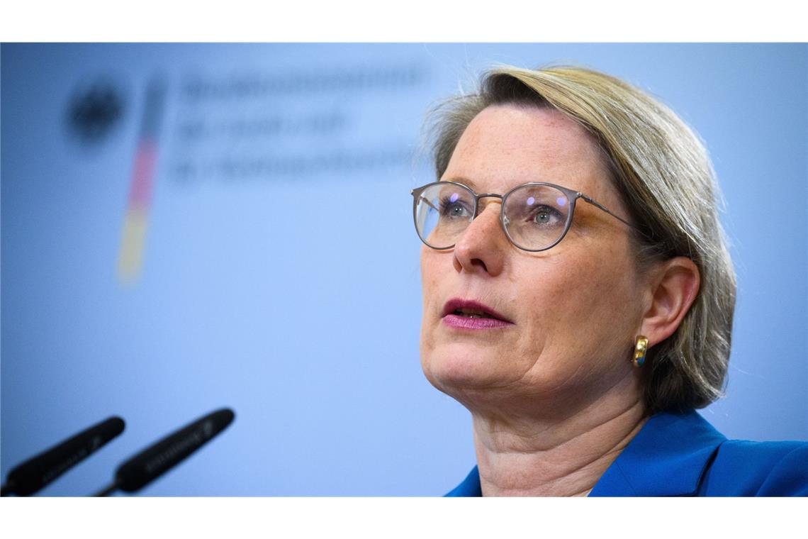 Stefanie Hubig (SPD), Bundesministerin der Justiz und für Verbraucherschutz (Archivbild).