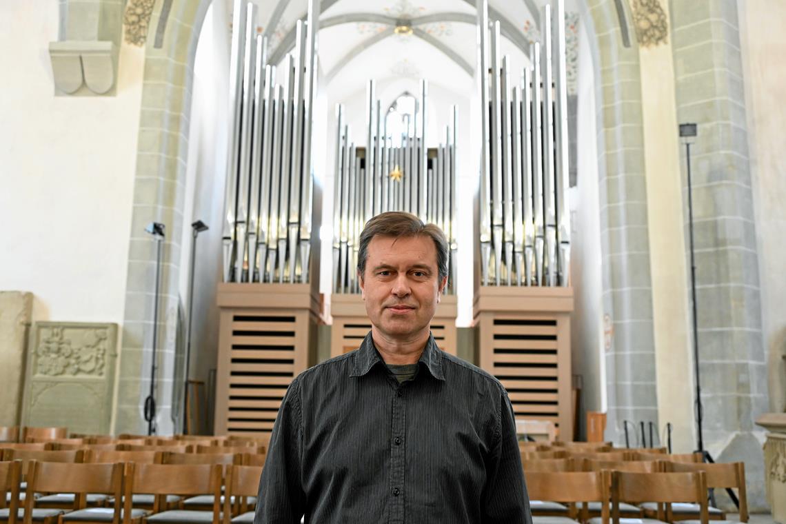 Steffen Balbach sieht die Kantorenstelle als „absoluten Glücksfall“. Foto: Elisabeth Klaper