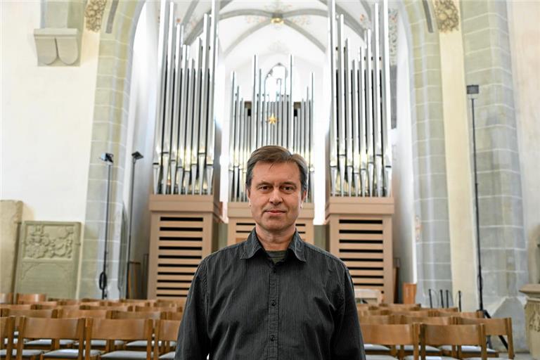 Steffen Balbach sieht die Kantorenstelle als „absoluten Glücksfall“. Foto: Elisabeth Klaper
