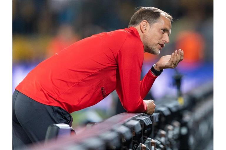 Steht als Meister in Frankfreich mit Paris Saint-Germain fest: PSG-Coach Thomas Tuchel. Foto: Robert Michael/dpa-Zentralbild/dpa