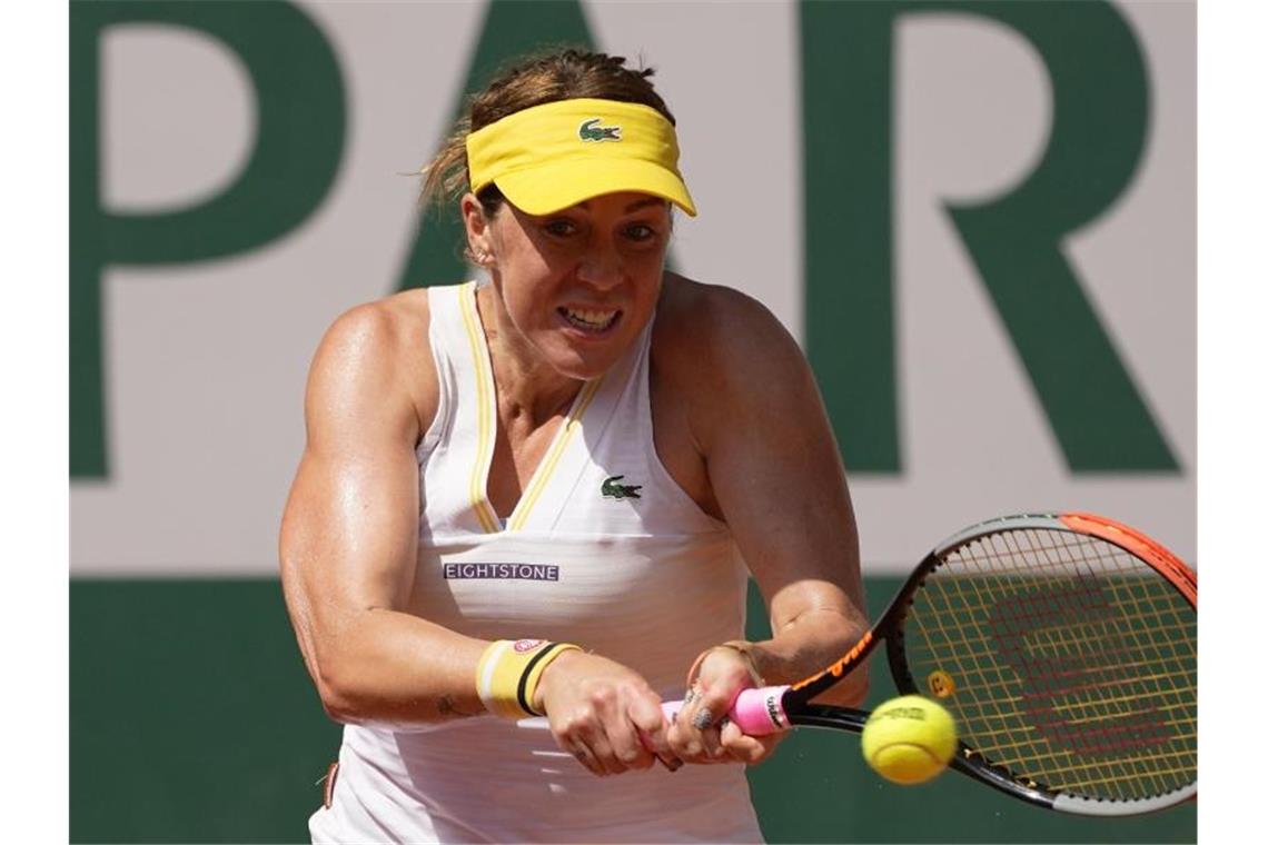 Steht bei den French Open als erste Finalistin fest: Anastasia Pawljutschenkowa. Foto: Michel Euler/AP/dpa