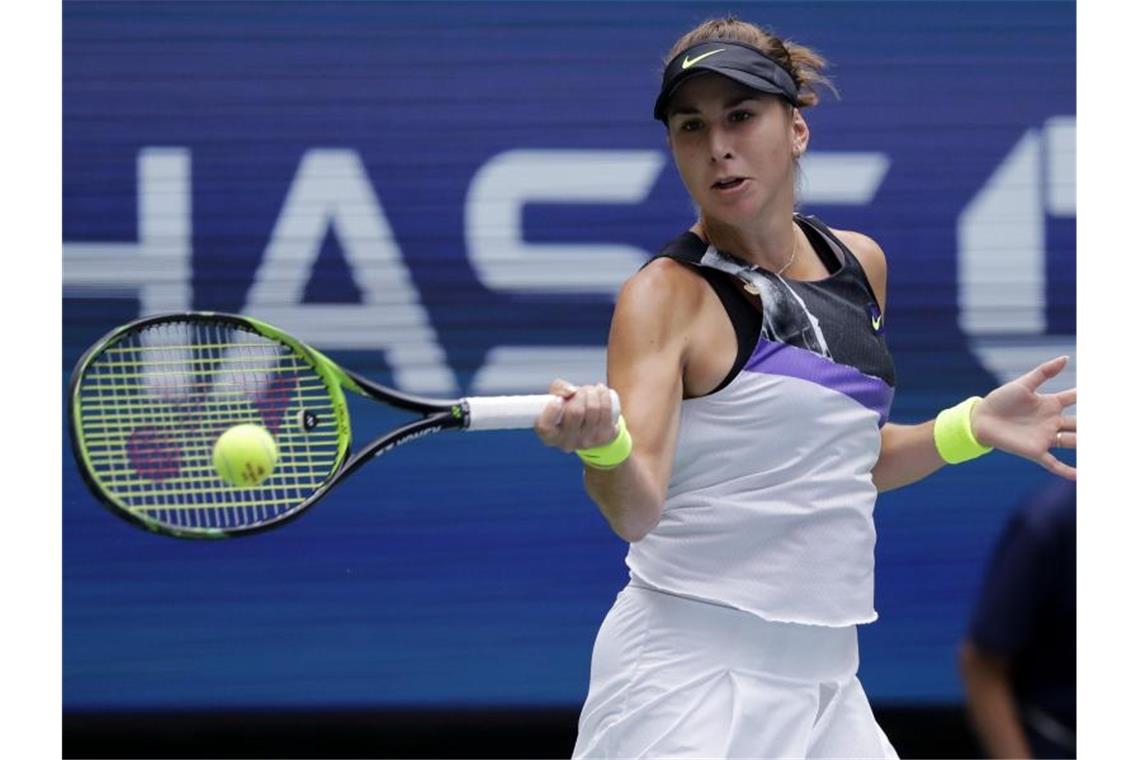Steht bei den US Open in der Vorschlussrunde: Belinda Bencic aus der Schweiz. Foto: Frank Franklin Ii/AP