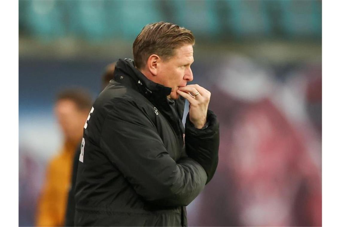 Steht beim 1. FC Köln unter Erfolgsdruck: Trainer Markus Gisdol. Foto: Jan Woitas/dpa-Zentralbild/dpa