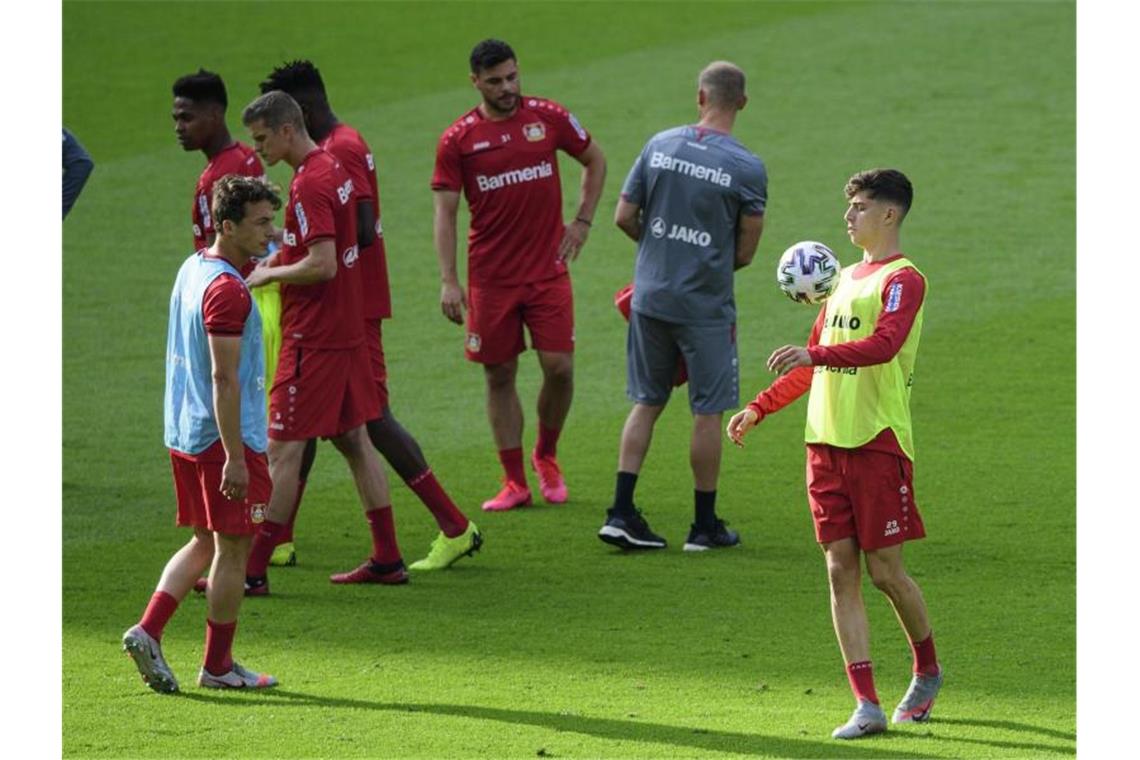 Rummenigge: Havertz-Transfer „nicht möglich“ - Geht Thiago? Steht beim Pokalfinale im Blickpunkt: Leverkusens Kai Havertz. Foto: Robert Michael/dpa-Zentralbild/dpa
