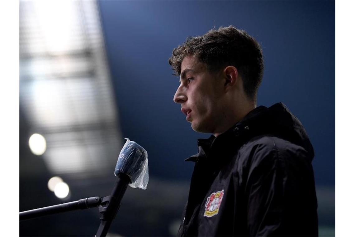 Steht beim Spiel gegen die Bayern im Rampenlicht: Leverkusens Kai Havertz. Foto: Stuart Franklin/Getty-Pool/dpa