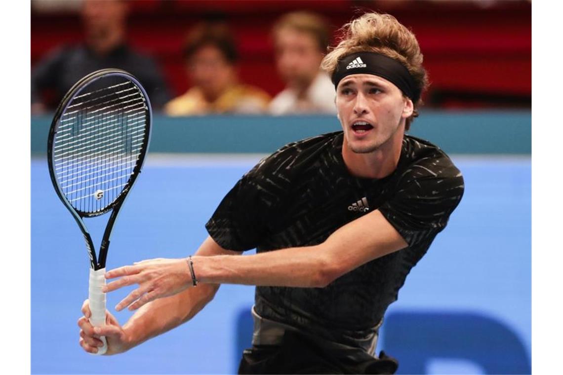 Steht beim Turnier in Wien im Finale: Alexander Zverev. Foto: Lisa Leutner/AP/dpa
