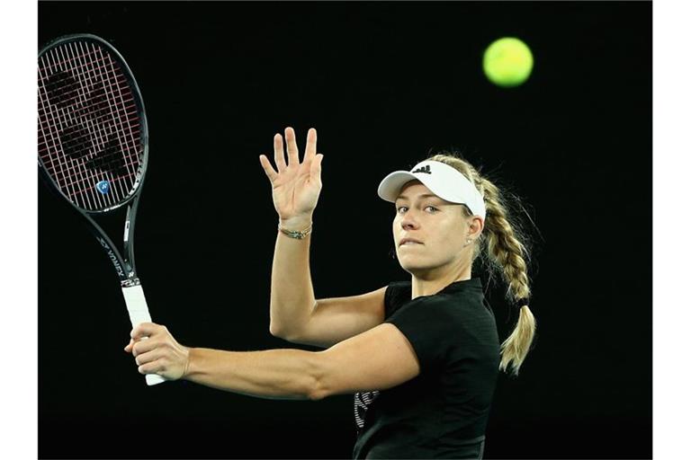 Steht beim WTA-Turnier in Melbourne im Viertelfinale: Angelique Kerber. Foto: Rob Prezioso/AAP/dpa