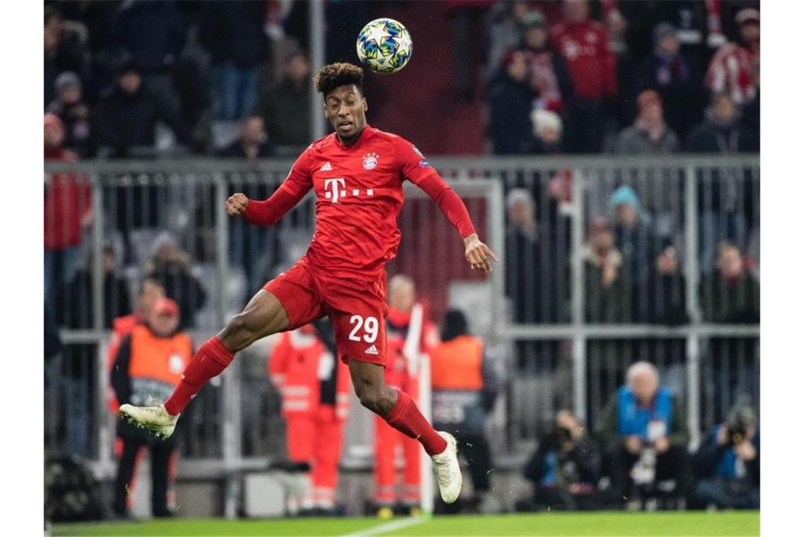 Steht dem FC Bayern wieder zur vollen Verfügung: Kingsley Coman. Foto: Matthias Balk/dpa