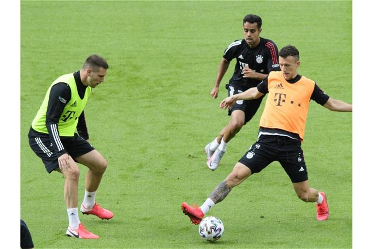 Steht erstmals seit seinem Kreuzbandriss wieder im Bayern-Kader: Niklas Süle (l). Foto: Robert Michael/dpa-Zentralbild/dpa