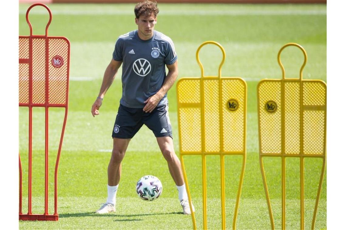 Goretzka startet in Wembley - Werner statt Gnabry Steht gegen England in Deutschlands Startelf: Leon Goretzka. Foto: Christian Charisius/dpa