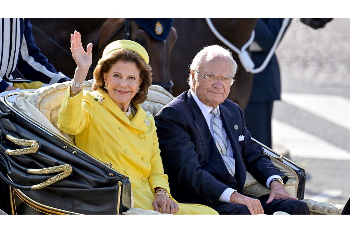 Steht ihrem schwedischen Mann seit vielen Jahrzehnten treu und gut gelaunt zur Seite: Königin Silvia. (Archivbild)