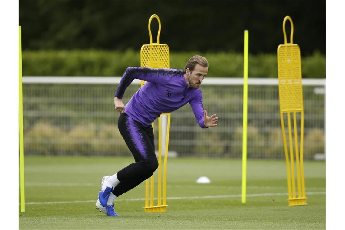 Steht im Champions-League-Finale gegen Liverpool in Tottenhams Startelf: Harry Kane. Foto: Tim Ireland/AP