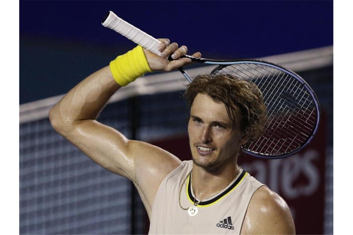 Erdbeben mitten im Match: Zverev in Acapulco im Endspiel Steht im Finale des Turniers von Acapulco: Alexander Zverev. Foto: Rebecca Blackwell/AP/dpa