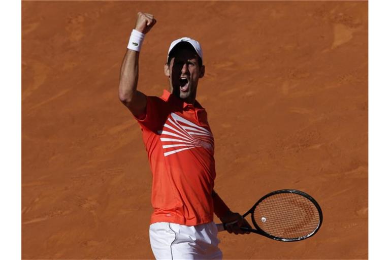 Steht im Finale von Madrid: Novak Djokovic. Foto: Bernat Armangue/AP