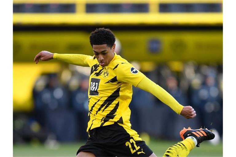 Steht im Rückspiel gegen Sevilla in der BVB-Startelf: Jude Bellingham. Foto: Marius Becker/dpa