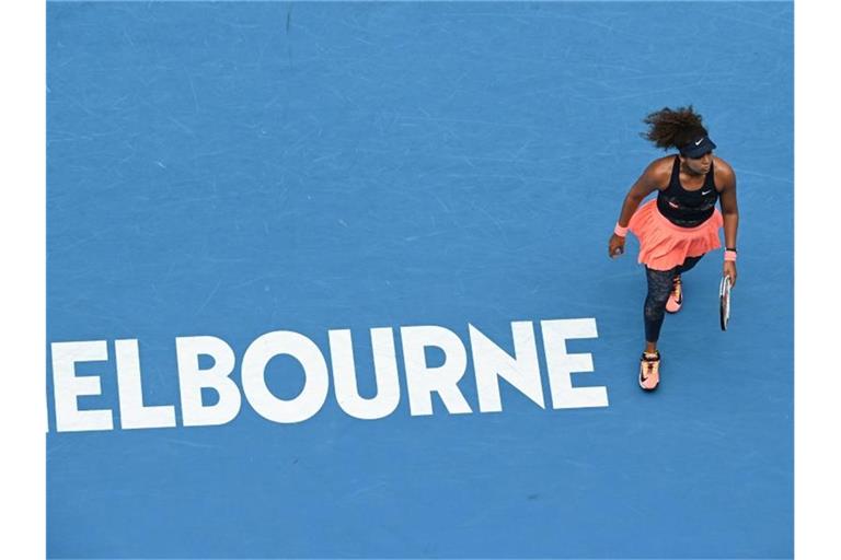 Steht im Viertelfinale der Australian Open: Naomi Osaka. Foto: Dean Lewins/AAP/dpa