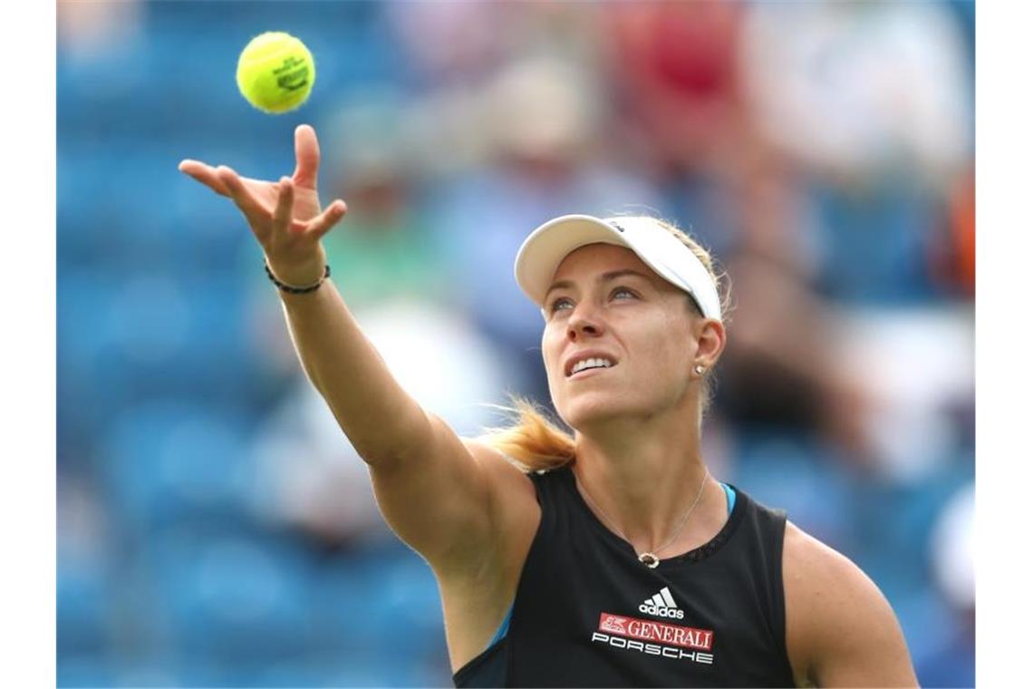 Steht im Viertelfinale des Turniers von Eastbourne: Angelique Kerber. Foto: Steve Paston/PA Wire