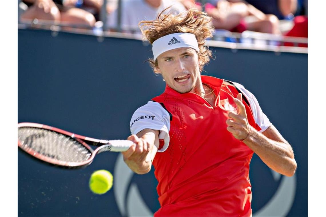 Steht in Montreal in der Runde der letzten acht Spiele: Alexander Zverev. Foto: Andrew Soong/XinHua