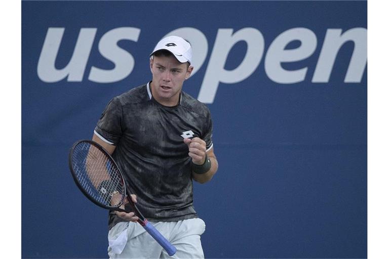 Steht in New York im Achtelfinale: Dominik Koepfer. Foto: Javier Rojas/Pi/Prensa Internacional via ZUMA