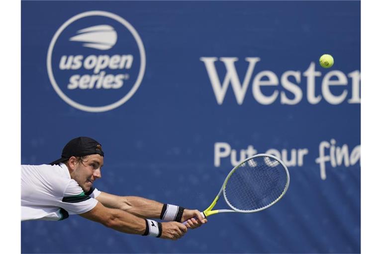 Steht in New York im Viertelfinale: Jan-Lennard Struff. Foto: Frank Franklin Ii/AP/dpa