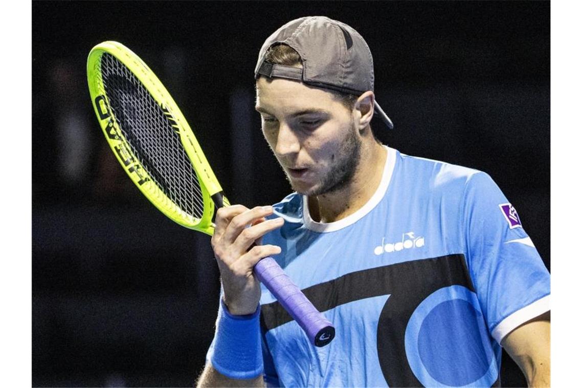 Steht in Paris im Achtelfinale: Jan-Lennard Struff. Foto: Alexandra Wey/KEYSTONE/dpa