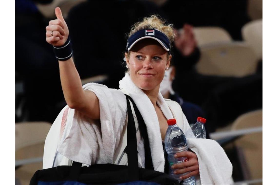 Steht in Paris in der zweiten Runde: Laura Siegemund. Foto: Alessandra Tarantino/AP/dpa