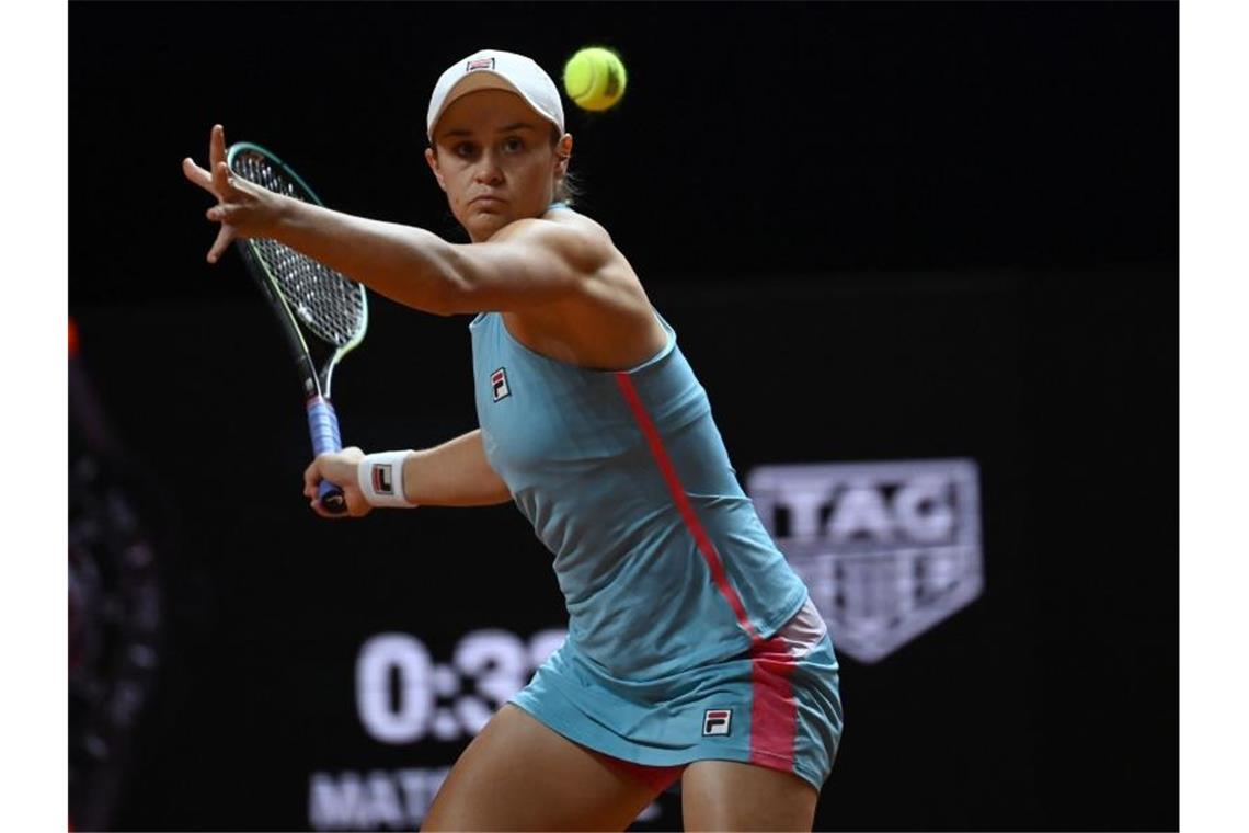 Steht in Stuttgart im Halbfinale: Ashleigh Barty. Foto: Marijan Murat/dpa