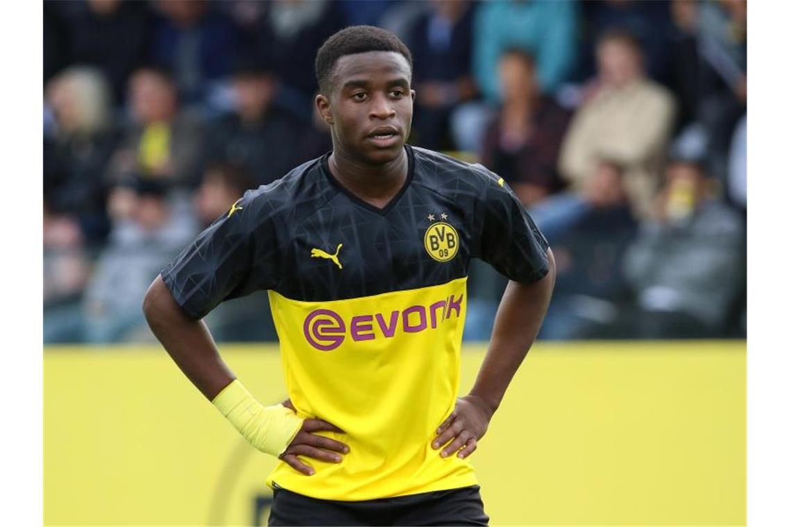 Hype um „Wunderkind“ Moukoko: „Eine Ausnahmeerscheinung“ Steht kurz davor, der bis dato jüngste Bundesliga-Spieler zu werden: Dortmunds Youssoufa Moukoko. Foto: Revierfoto/dpa