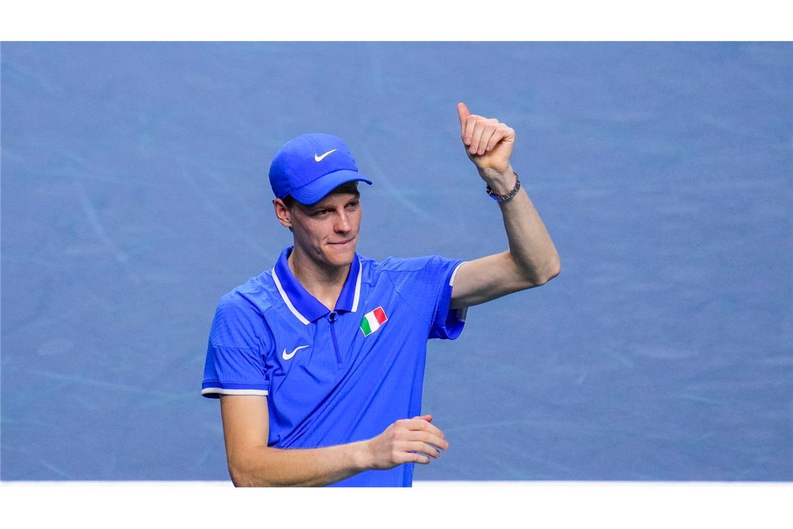 Tennisstar Sinner führt Italien ins Davis-Cup-Finale Steht mit Italien im Davis-Cup-Finale: Jannik Sinner.