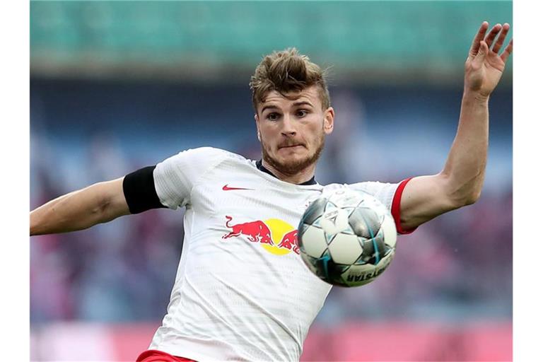 Steht vor einem Wechsel zum FC Chelsea: Der Leipziger Timo Werner. Foto: Alexander Hassenstein/Getty Images Europe/Pool/dpa