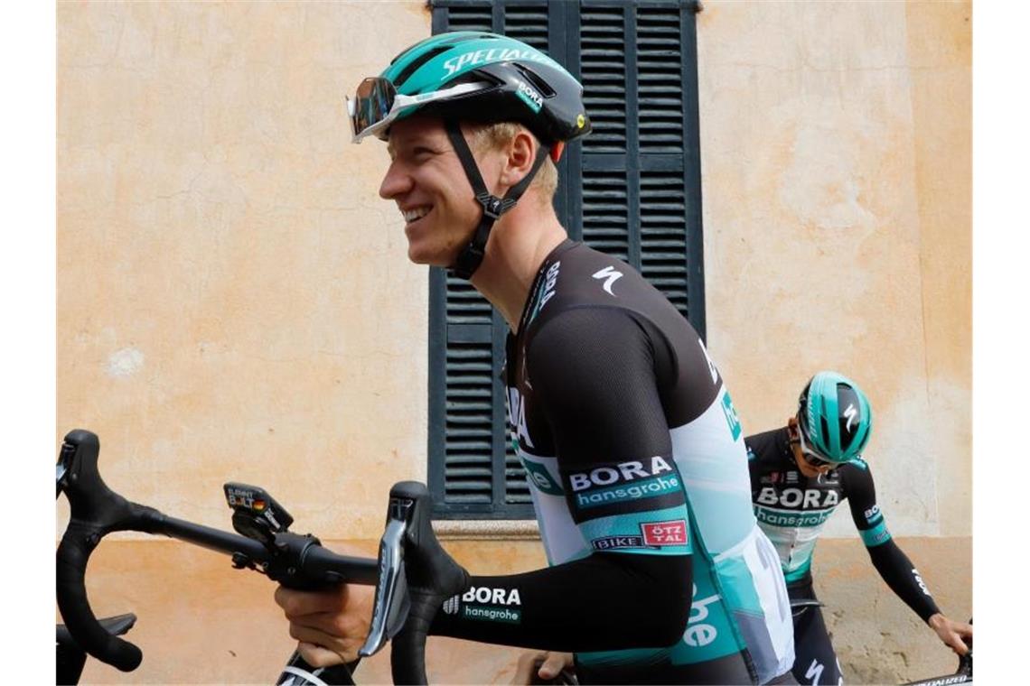 Steigt mit seinem Team bei der Sibiu Tour in Rumänien wieder ins Renngeschehen ein: Pascal Ackermann. Foto: Clara Margais/dpa