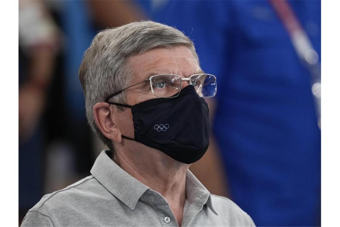 Stellt den Sommerspielen von Tokio ein gutes Zeugnis aus: IOC-Chef Thomas Bach. Foto: Natacha Pisarenko/AP/dpa