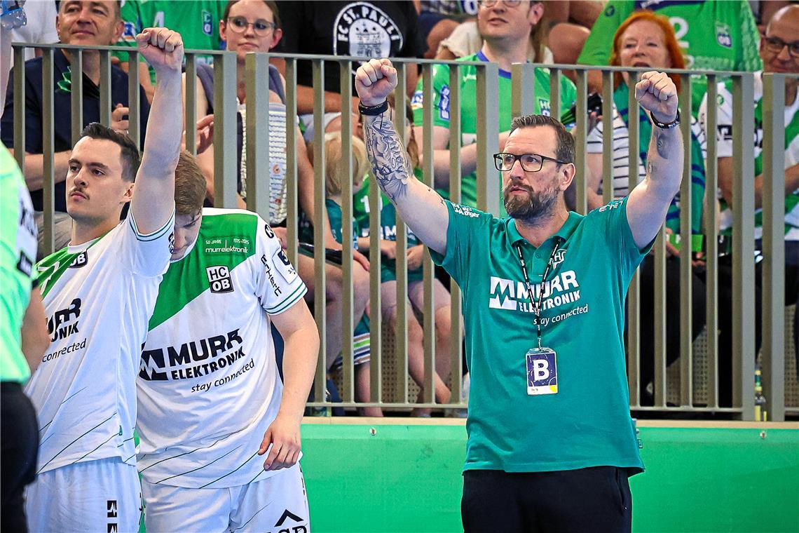 Stephan Just // Handball, Aufstiegsrunde Männer HC Oppenweiler/Backnang vs HC Ei...