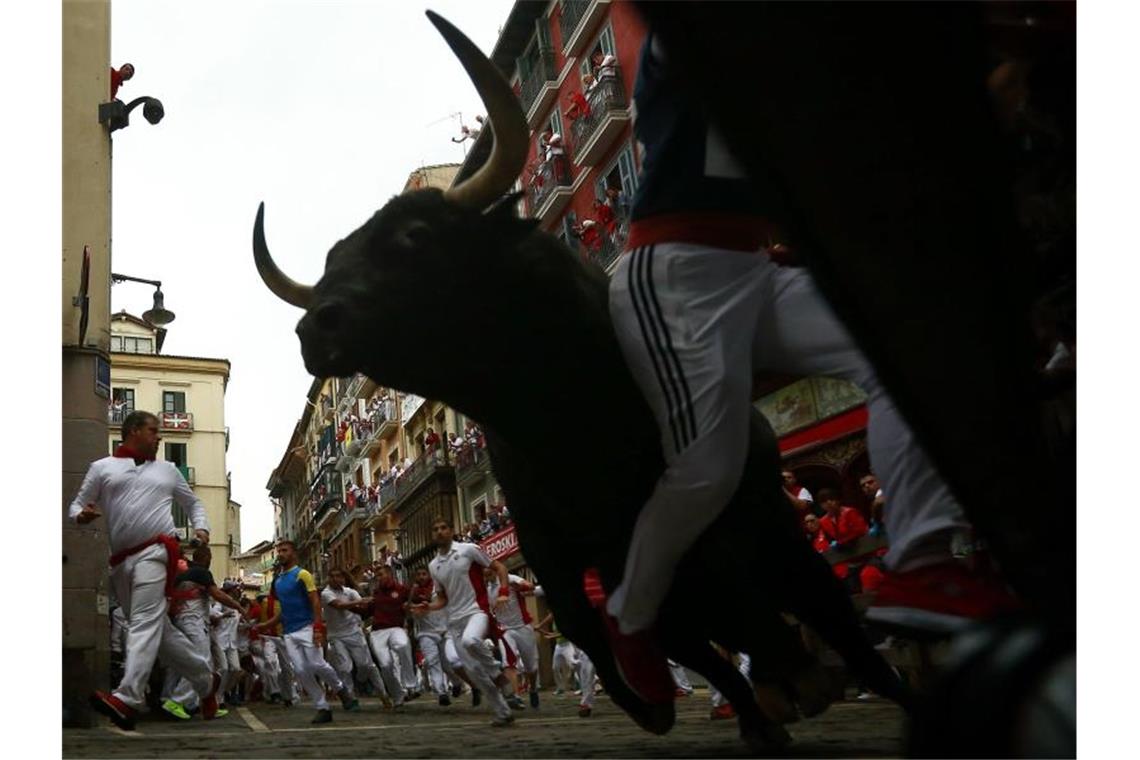 Mindestens fünf Verletzte bei erster Stierhatz in Pamplona