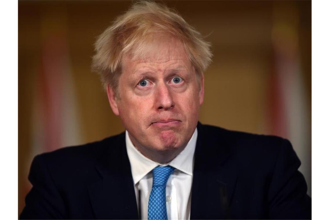 Stimmt sein Land auf einen harten Bruch ohne Vertrag mit der Europäischen Union am 1. Januar ein: Der britische Premierminister Boris Johnson. Foto: Eddie Mulholland/TELEGRAPH POOL/AP/dpa