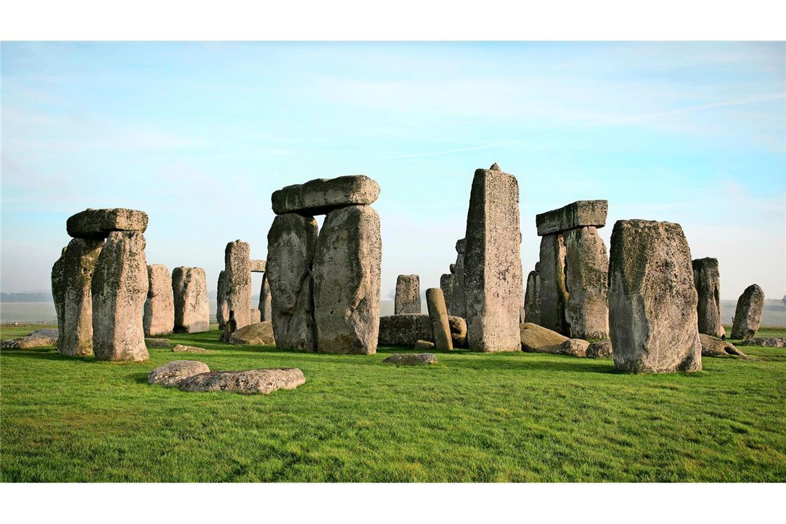 Stonehenge, Weltkulturerbestätte bei Amesbury, im Südwesten Englands, ist der Dreh- und Angelpunkt für Folletts neuen Roman.