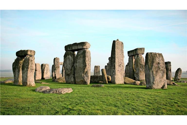 Stonehenge, Weltkulturerbestätte bei Amesbury, im Südwesten Englands, ist der Dreh- und Angelpunkt für Folletts neuen Roman.