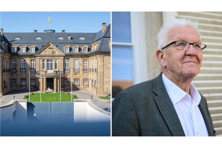 Strahlender Abgang für Kretschmann: Über das Wetter in Stuttgart kann sich der Landesvater nicht beschweren.