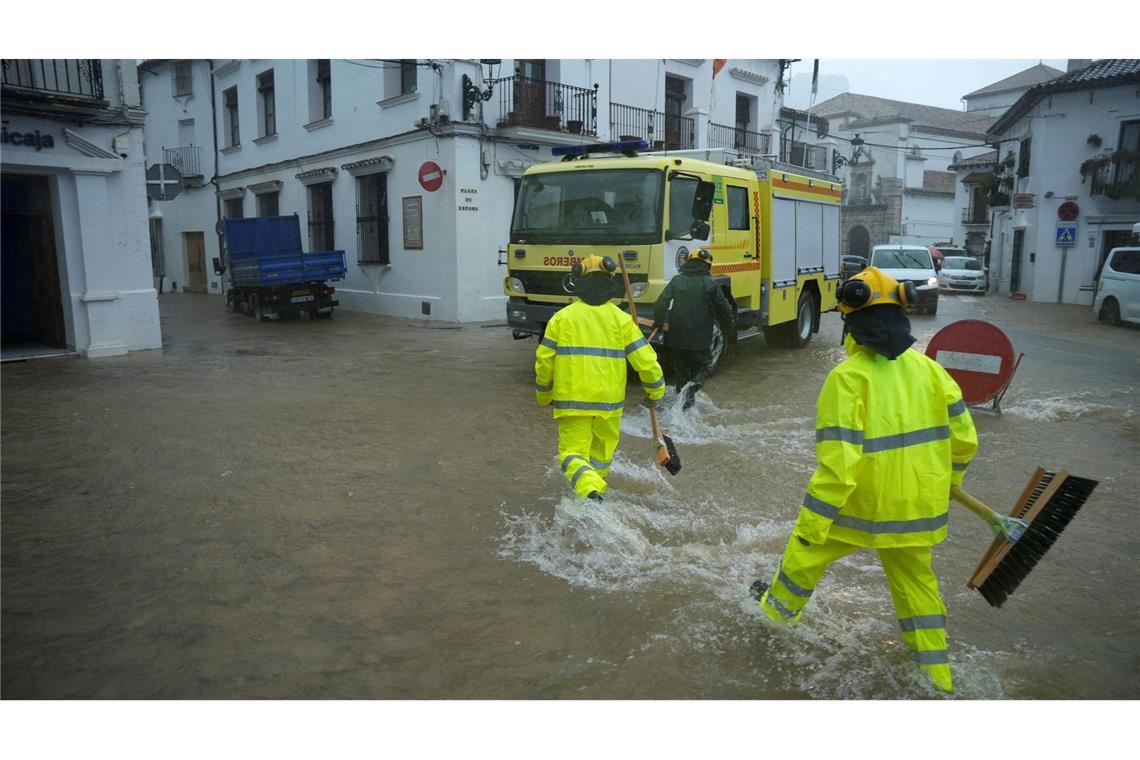 Straßen standen in Grazalema zeitweise unter Wasser. (Archivbild)