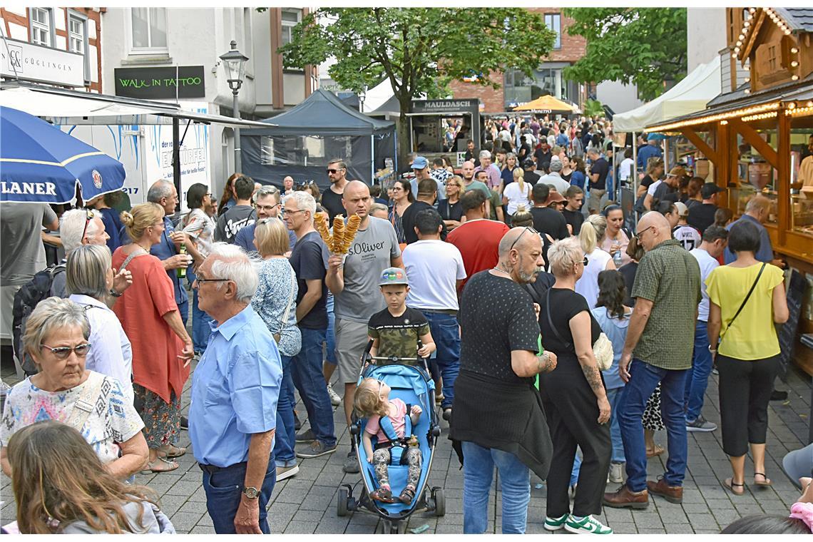 Straßenfest 2024  in Backnang. Bilder vom Sonntag. SK