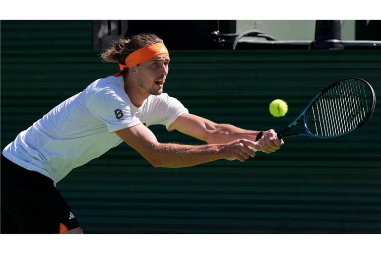 Streckte sich vergeblich: Alexander Zverev.