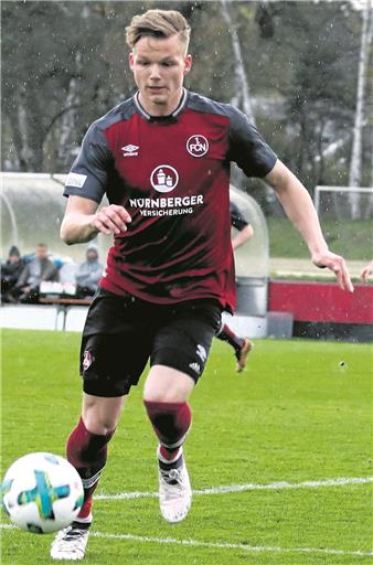 Stürmt künftig im Fautenhau: Philipp Hercher, der zuletzt für Nürnberg II am Ball war. Foto: Imago