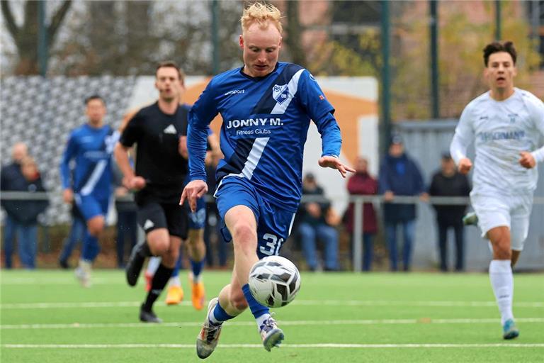 Stürmt vom FSV 08 Bissingen zur TSG Backnang: Der 24-jährige Max Stumm. Foto: Baumann